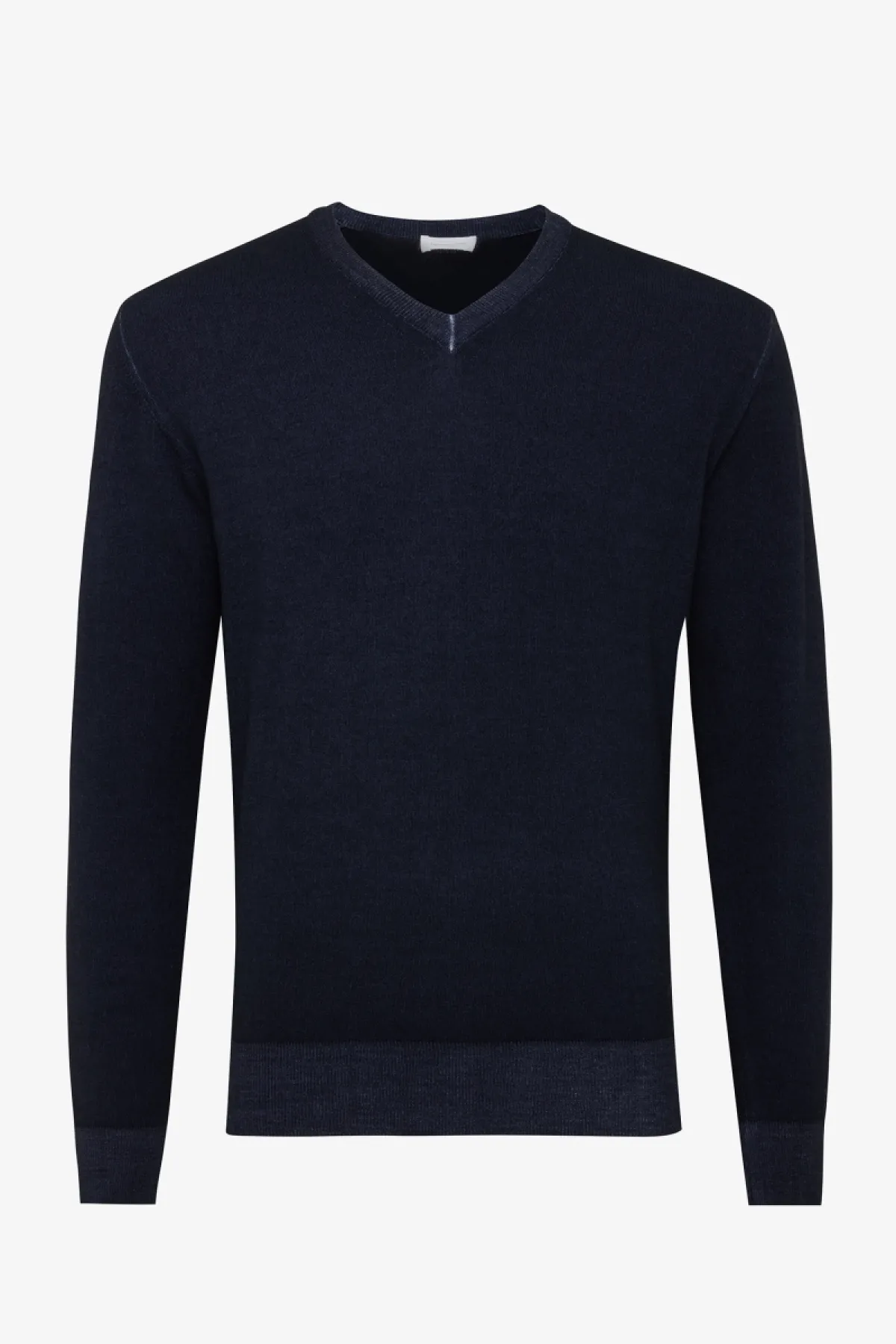 V NECK - Donkerblauw