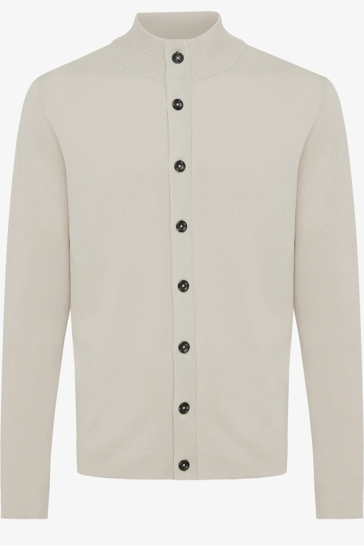 CARDIGAN 8 BUTTONS LS - Beige