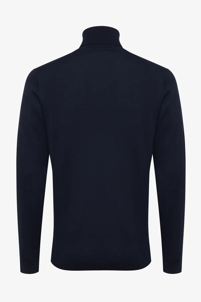 ROLL NECK - Donkerblauw