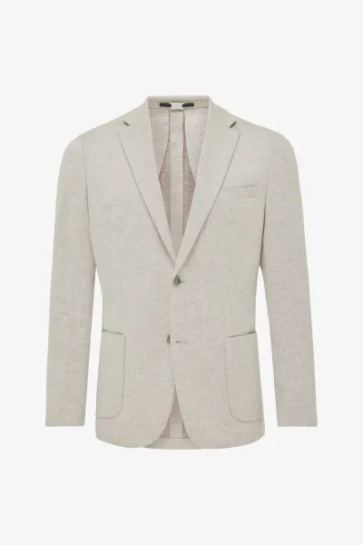 Blazer | Wool Silk Linen