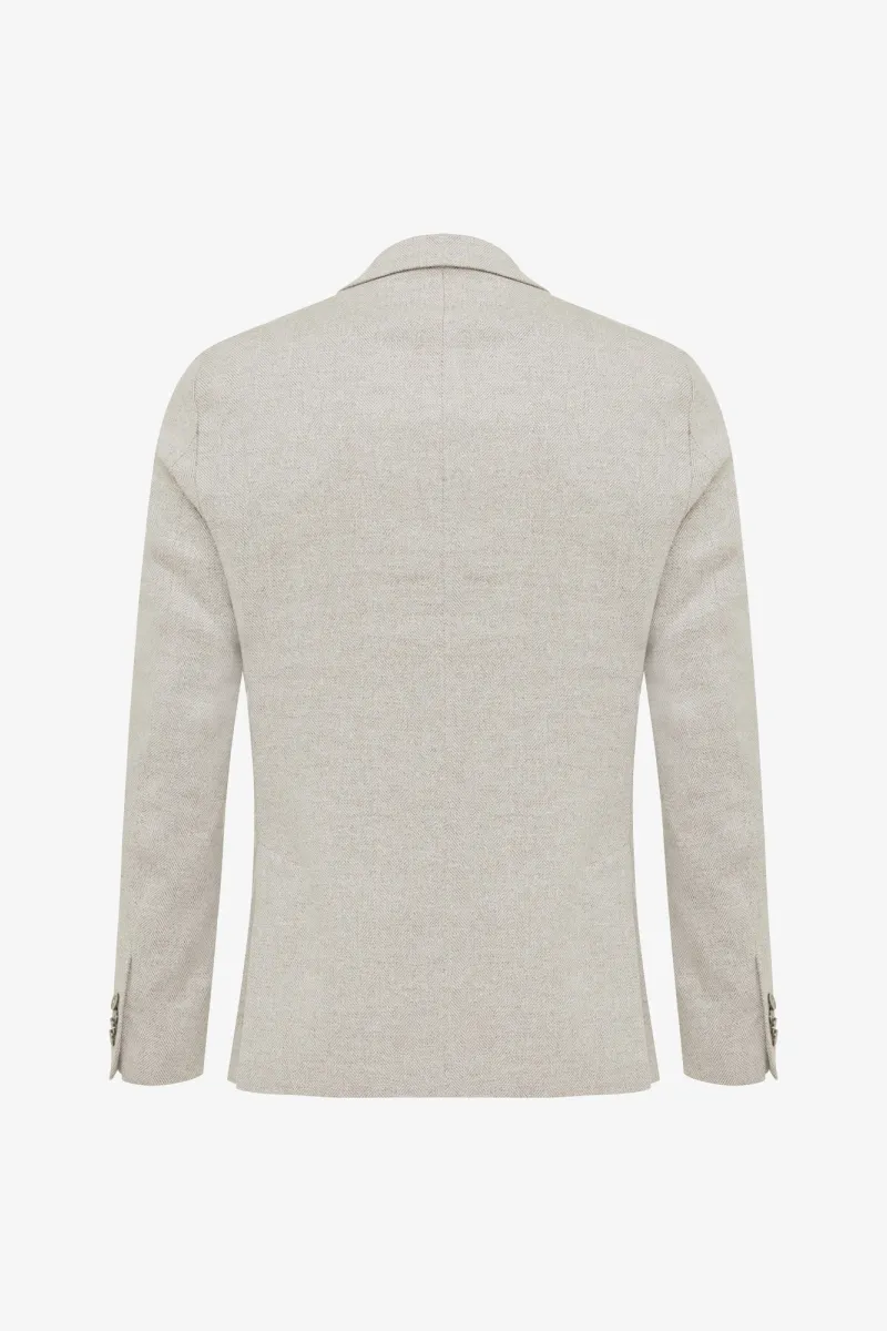 Blazer | Wool Silk Linen