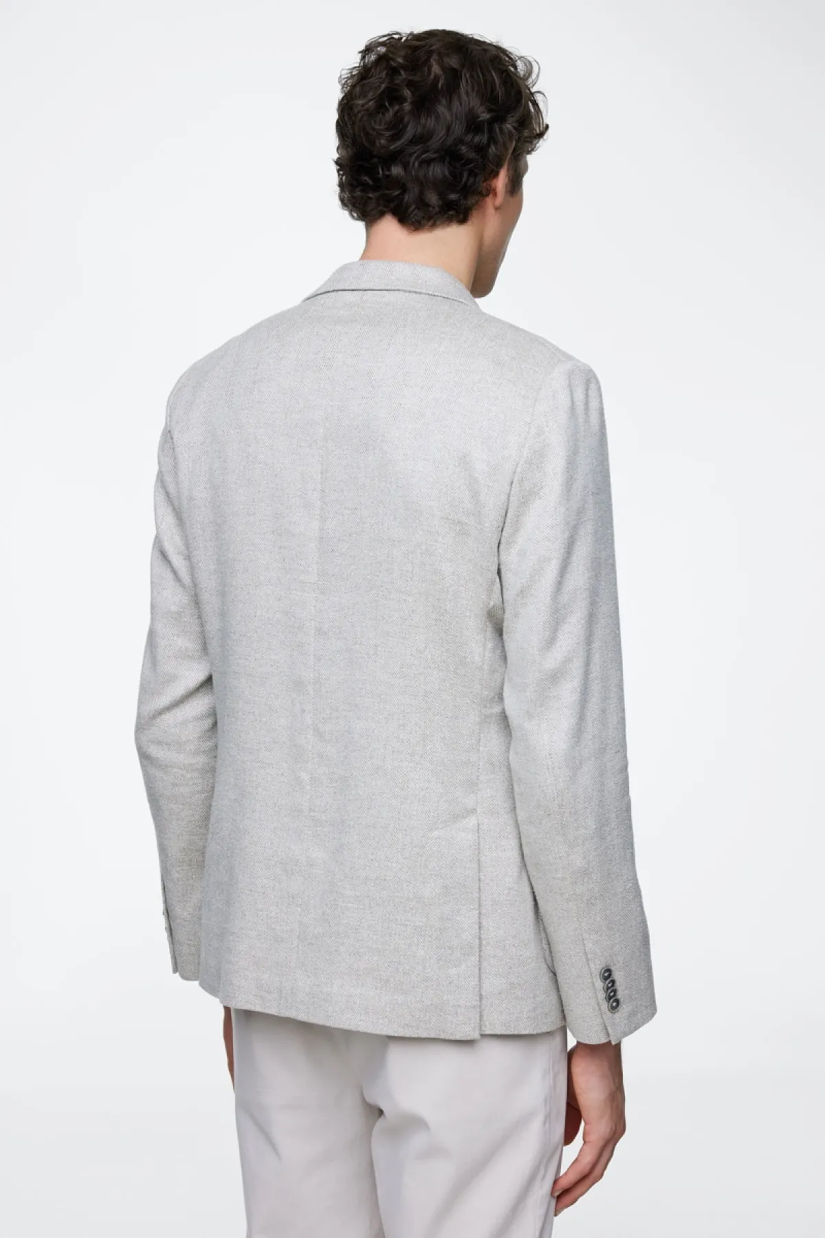 Blazer | Wool Silk Linen