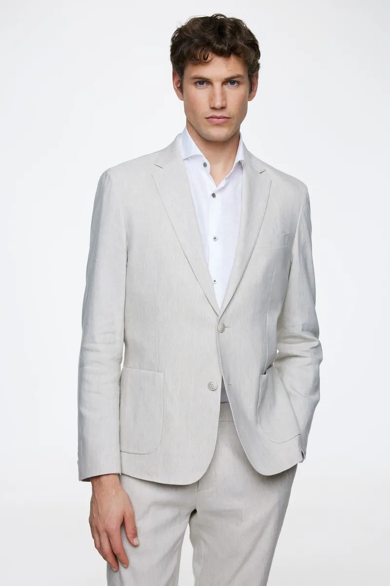 Blazer | Linen stretch