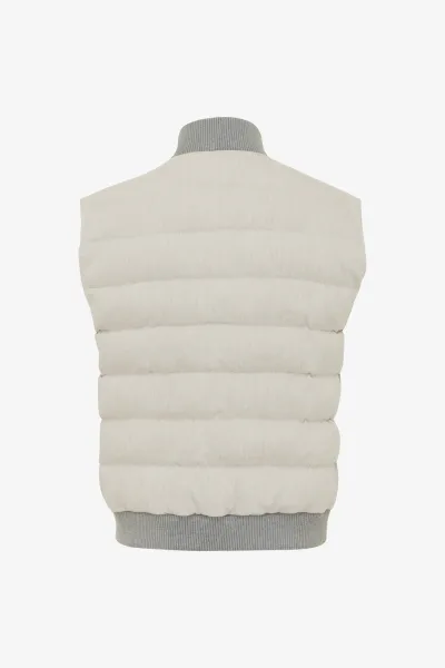 Vest | Linen stretch