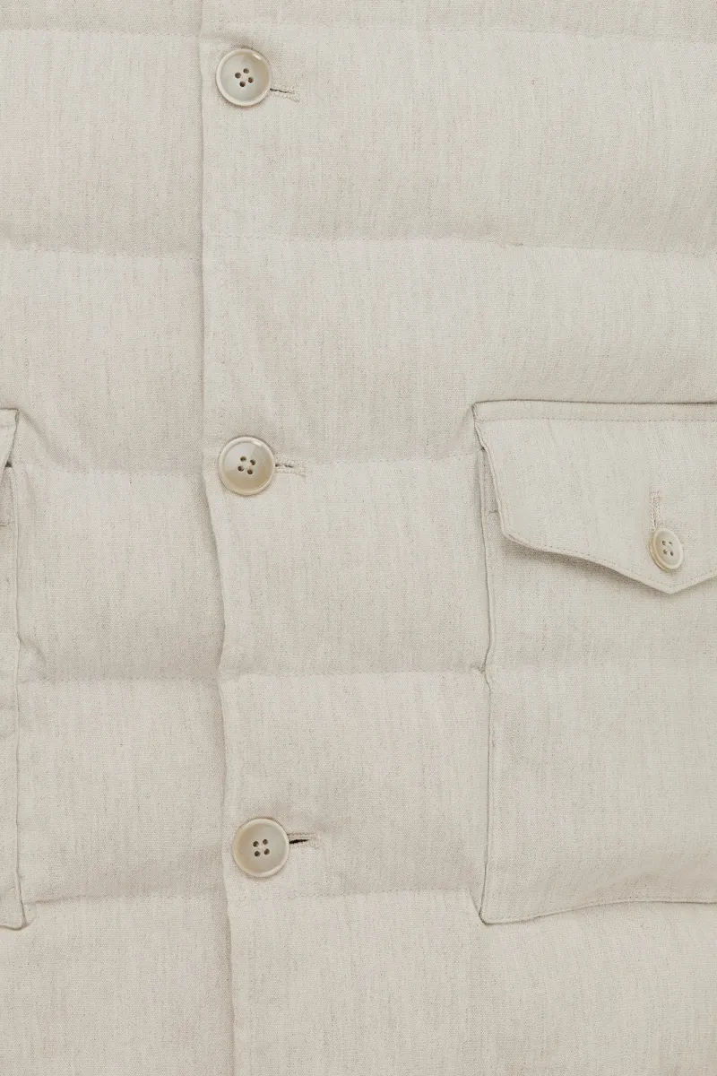 Vest | Linen stretch