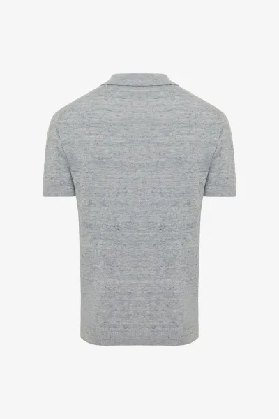 Polo no button | Linen