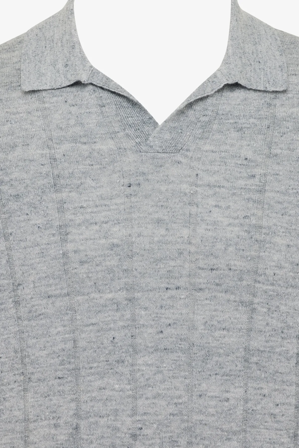 Polo no button | Linen