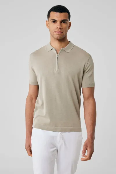 Polo zip | Premium Cotton