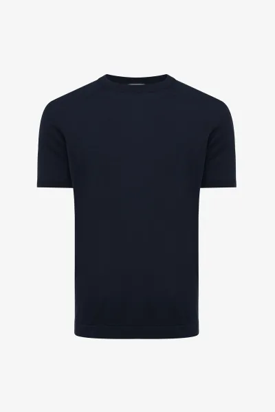 T-shirt Premium Cotton | Donkerblauw