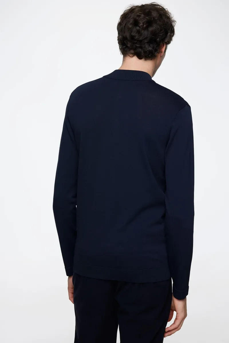 Half Zip Trui | Donkerblauw