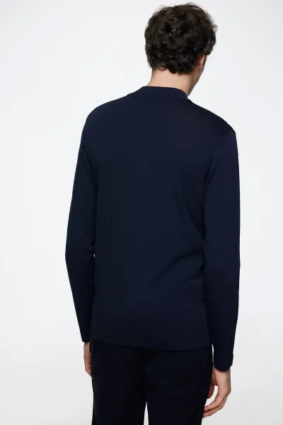 Half Zip Trui | Donkerblauw