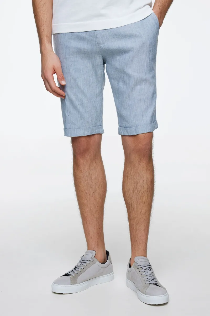 Shorts | Linen stretch