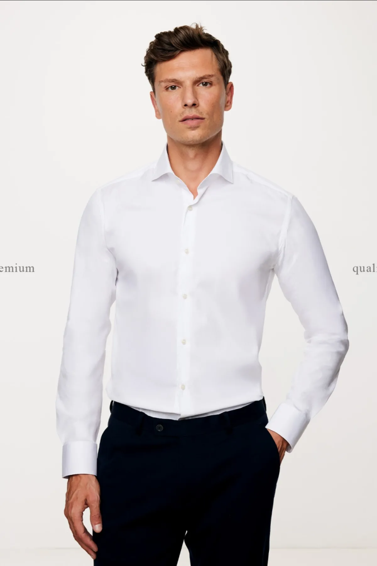 Comfort shirt | Wit