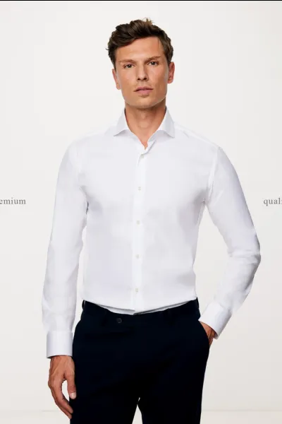 Comfort shirt | Wit