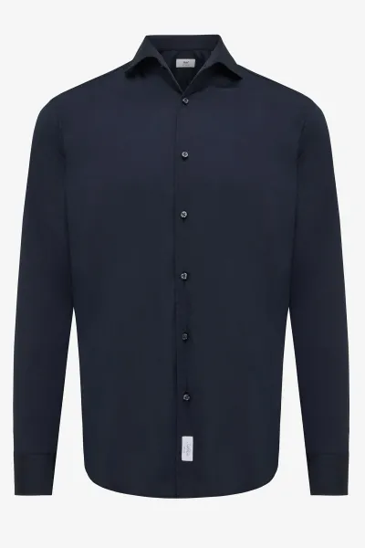 Comfort shirt | Donkerblauw