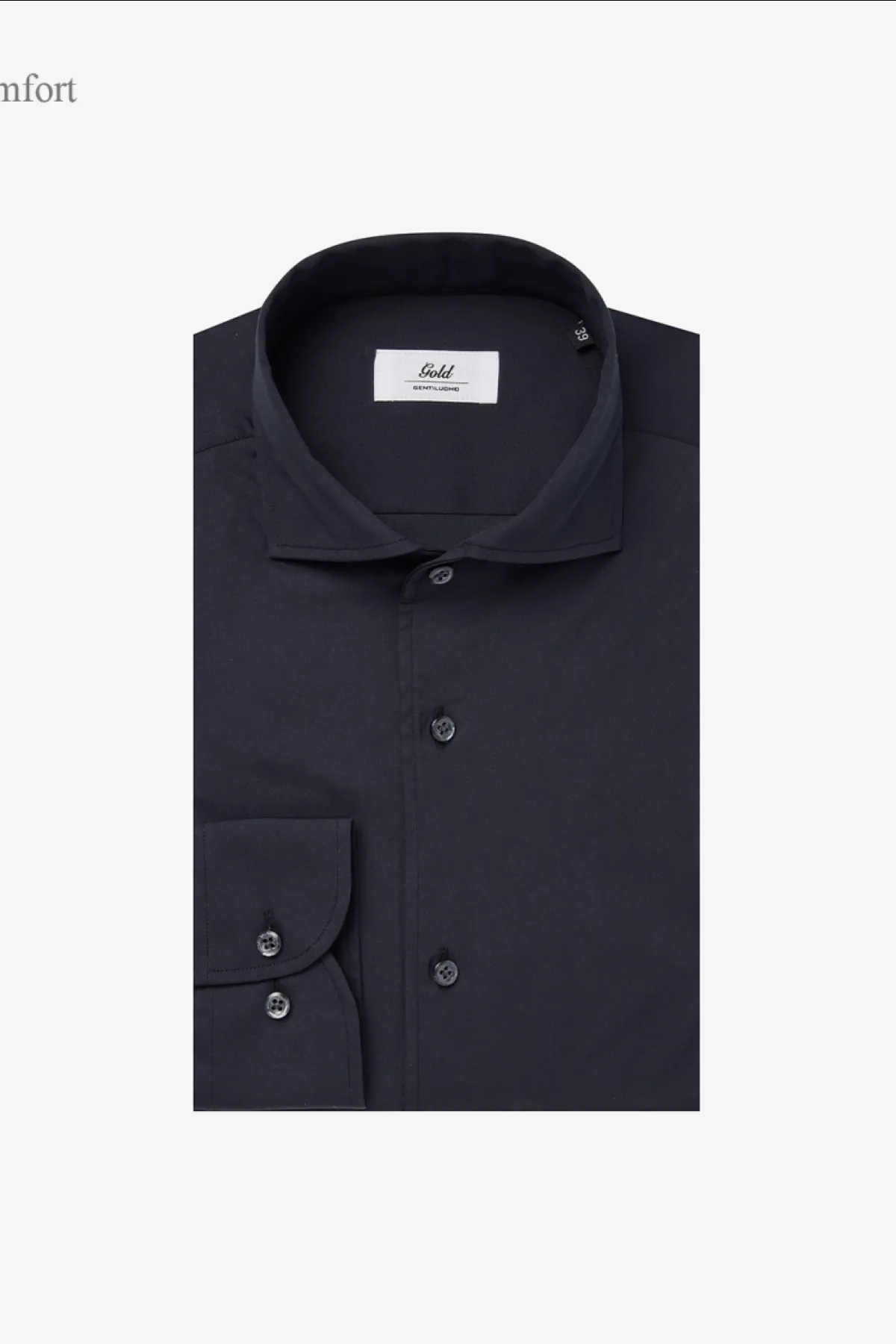 Comfort shirt | Donkerblauw