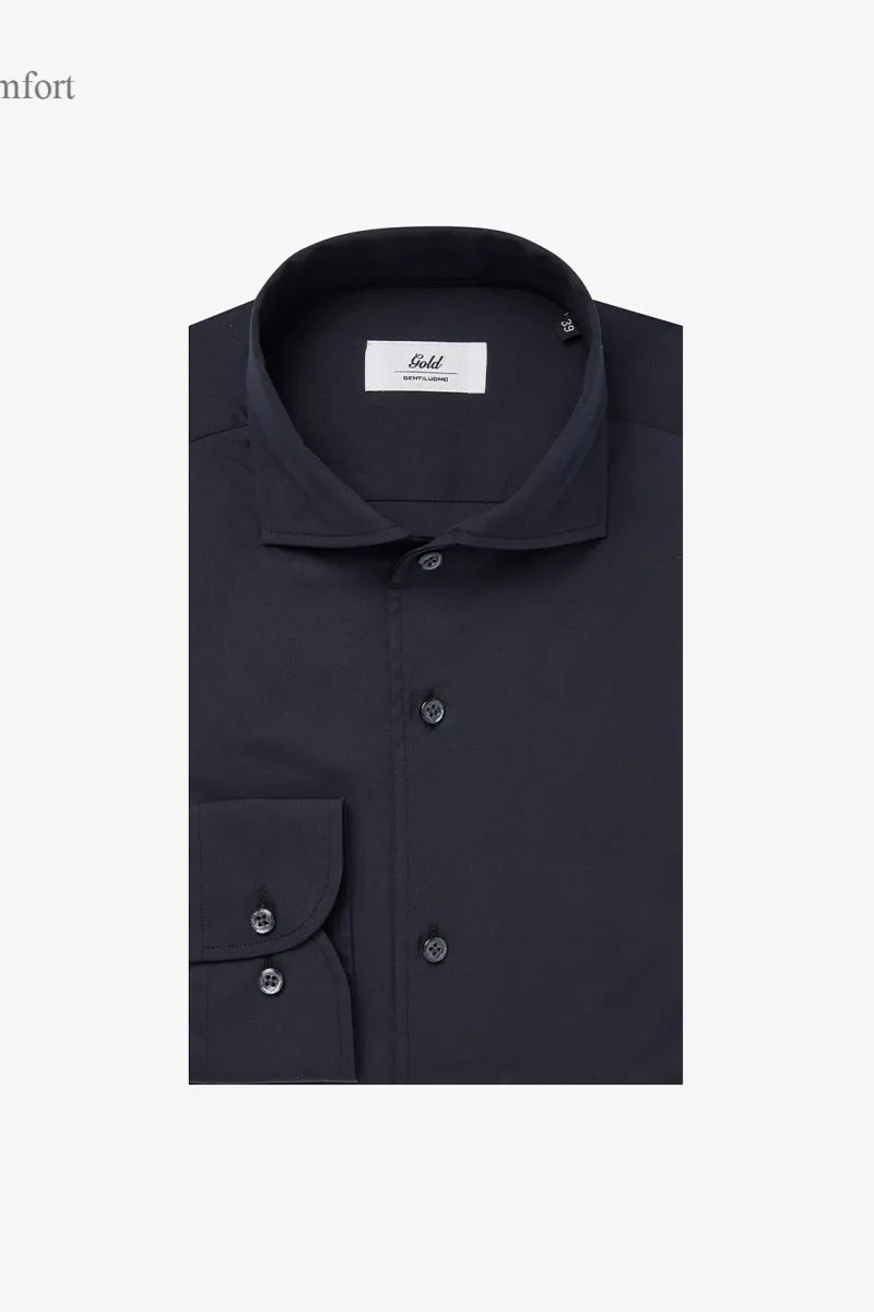 Comfort shirt | Donkerblauw