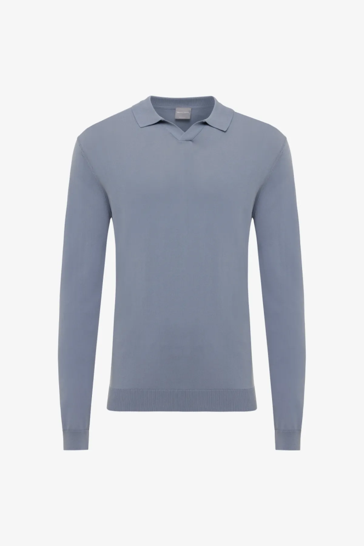 Longsleeve Polo | Lichtblauw