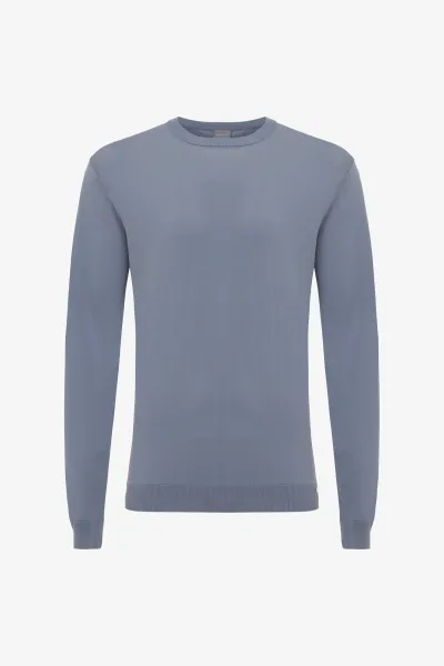 Longsleeve Roundneck | Lichtblauw