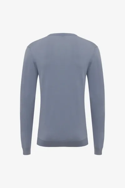 Longsleeve Roundneck | Lichtblauw