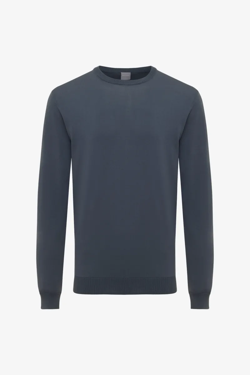 Longsleeve Roundneck | Blauw