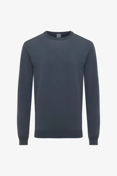 Longsleeve Roundneck | Blauw