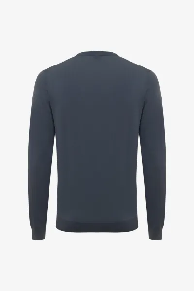 Longsleeve Roundneck | Blauw
