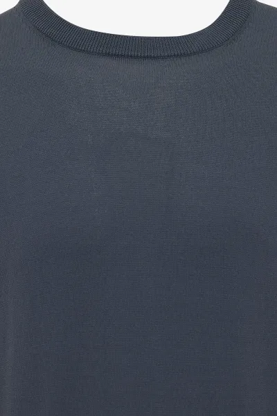 Longsleeve Roundneck | Blauw