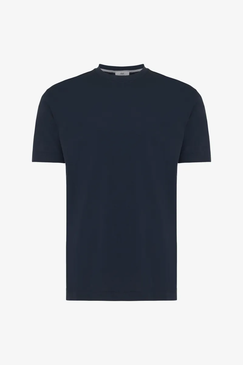 Effen T-shirt | Donkerblauw