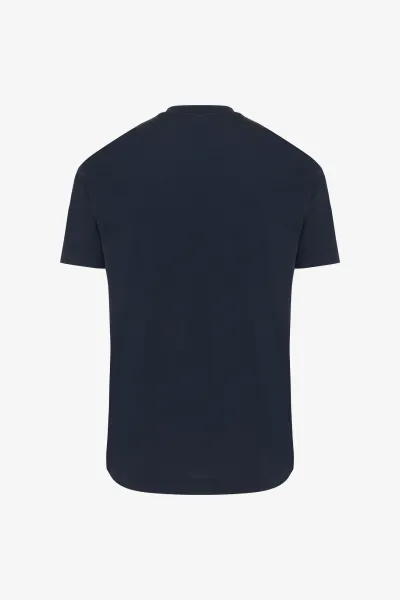 Effen T-shirt | Donkerblauw