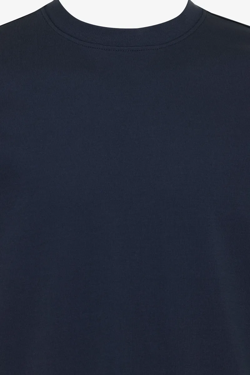 Effen T-shirt | Donkerblauw