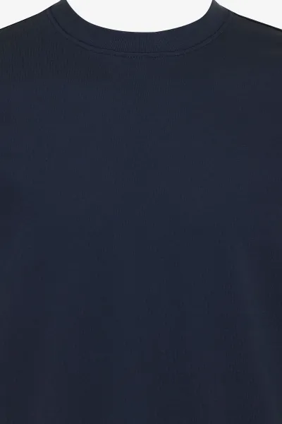 Effen T-shirt | Donkerblauw