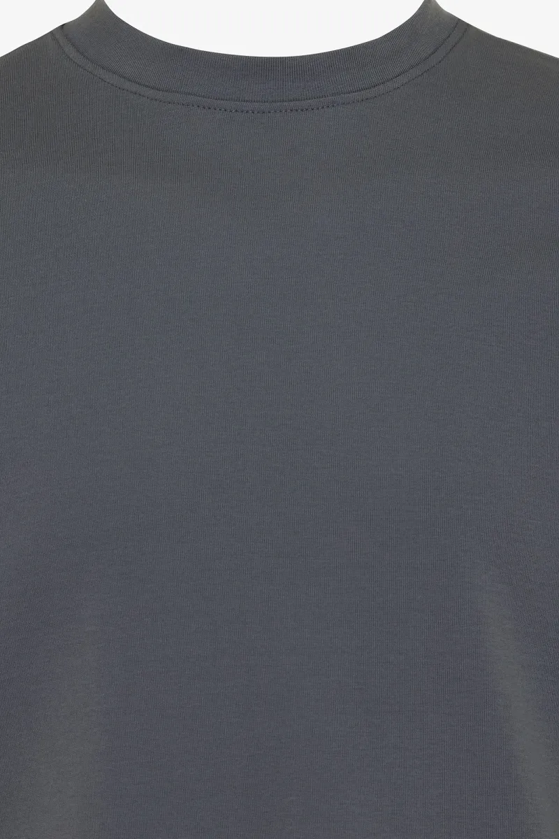 Effen T-shirt | Grijs