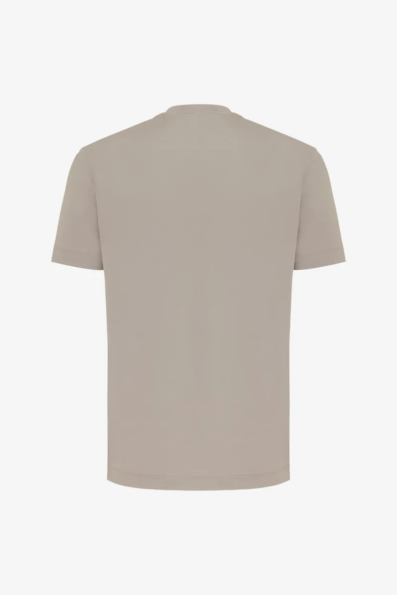 Effen T-shirt | Beige