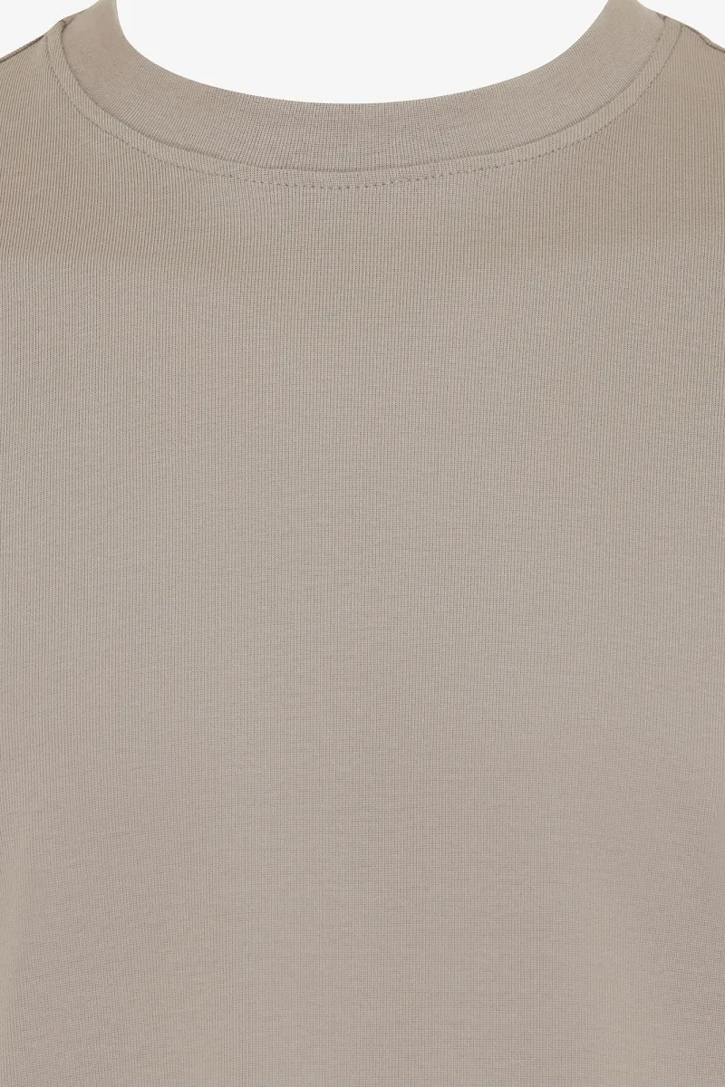 Effen T-shirt | Beige