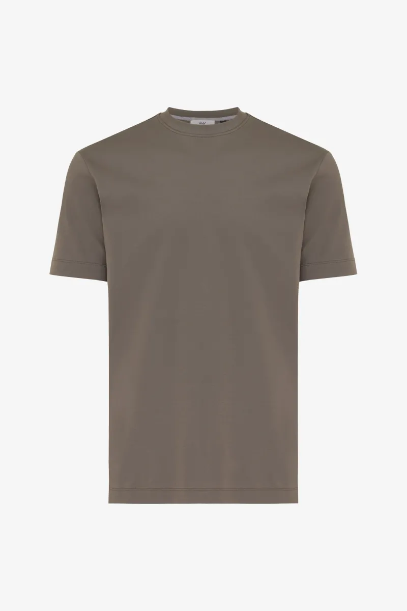 Effen T-shirt | Bruin
