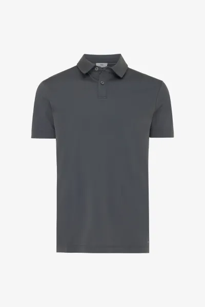 Polo button | Grijs