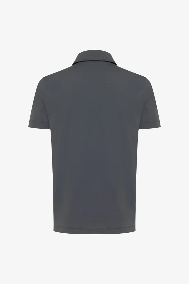 Polo button | Grijs