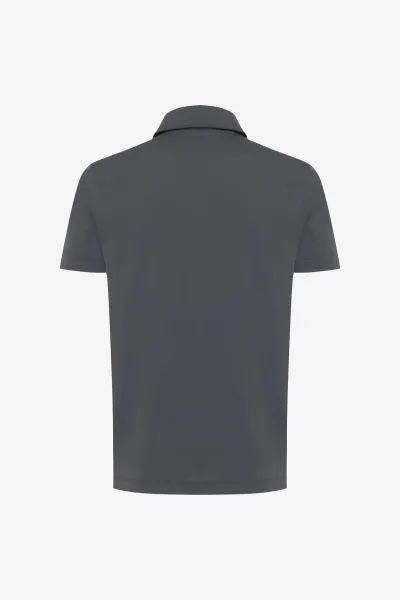 Polo button | Grijs