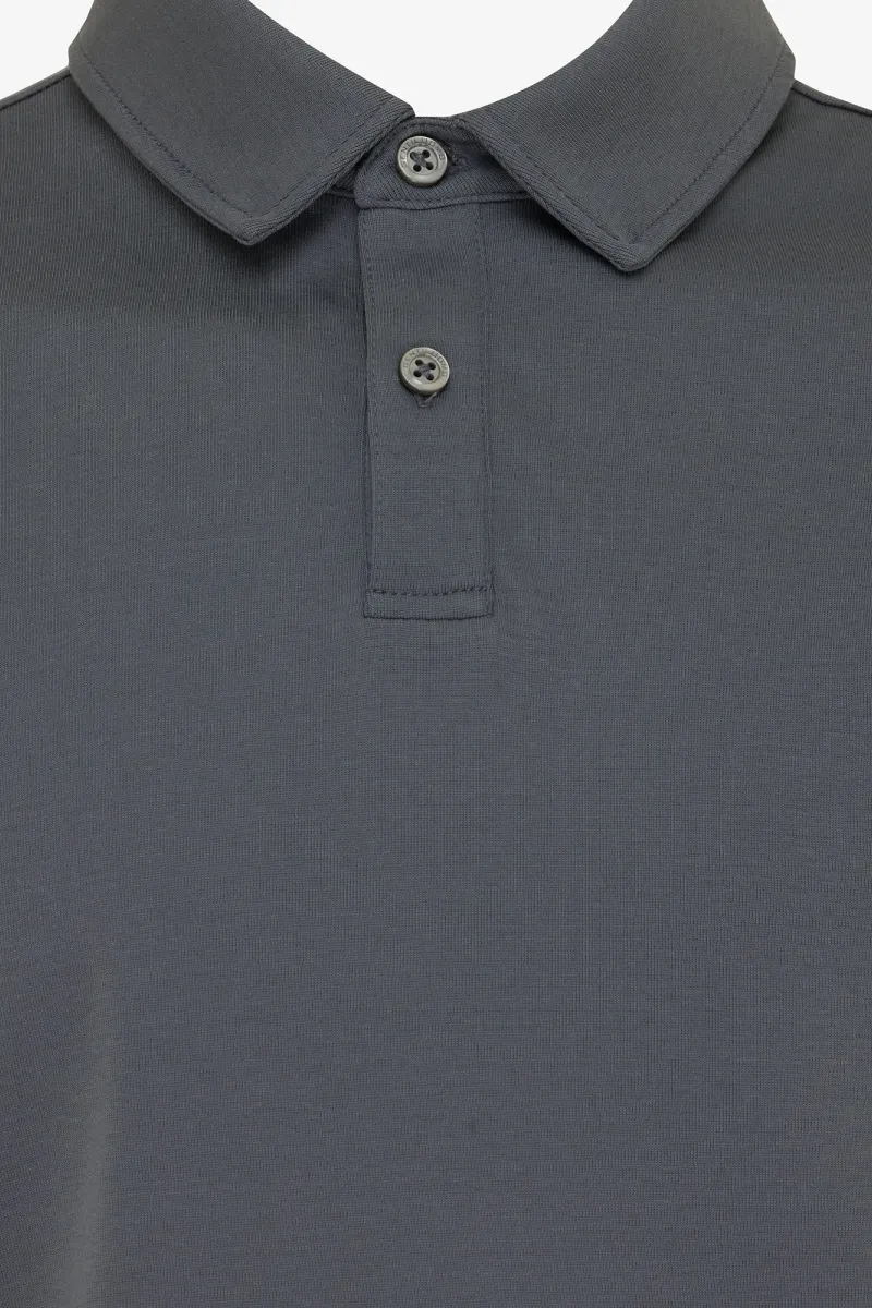 Polo button | Grijs