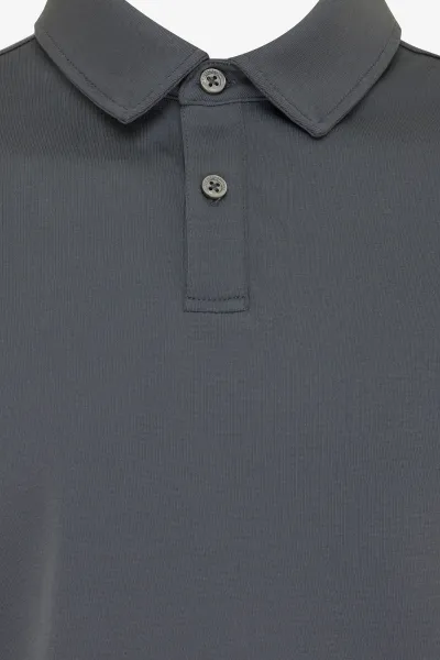 Polo button | Grijs