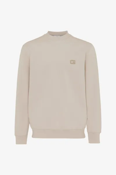 Longsleeve Crewneck | Beige