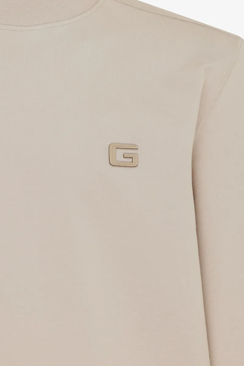 Longsleeve Crewneck | Beige