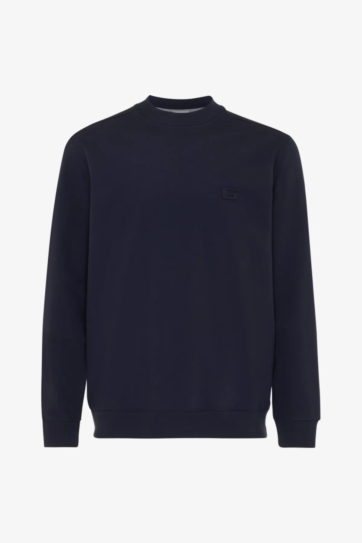 Longsleeve Crewneck | Donkerblauw