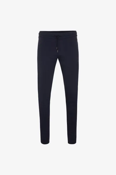 Mercerised Trousers | Donkerblauw