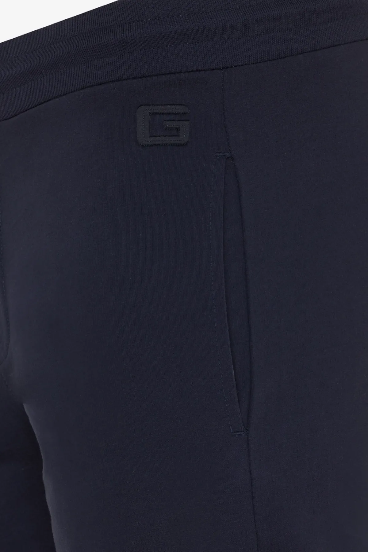 Mercerised Trousers | Donkerblauw