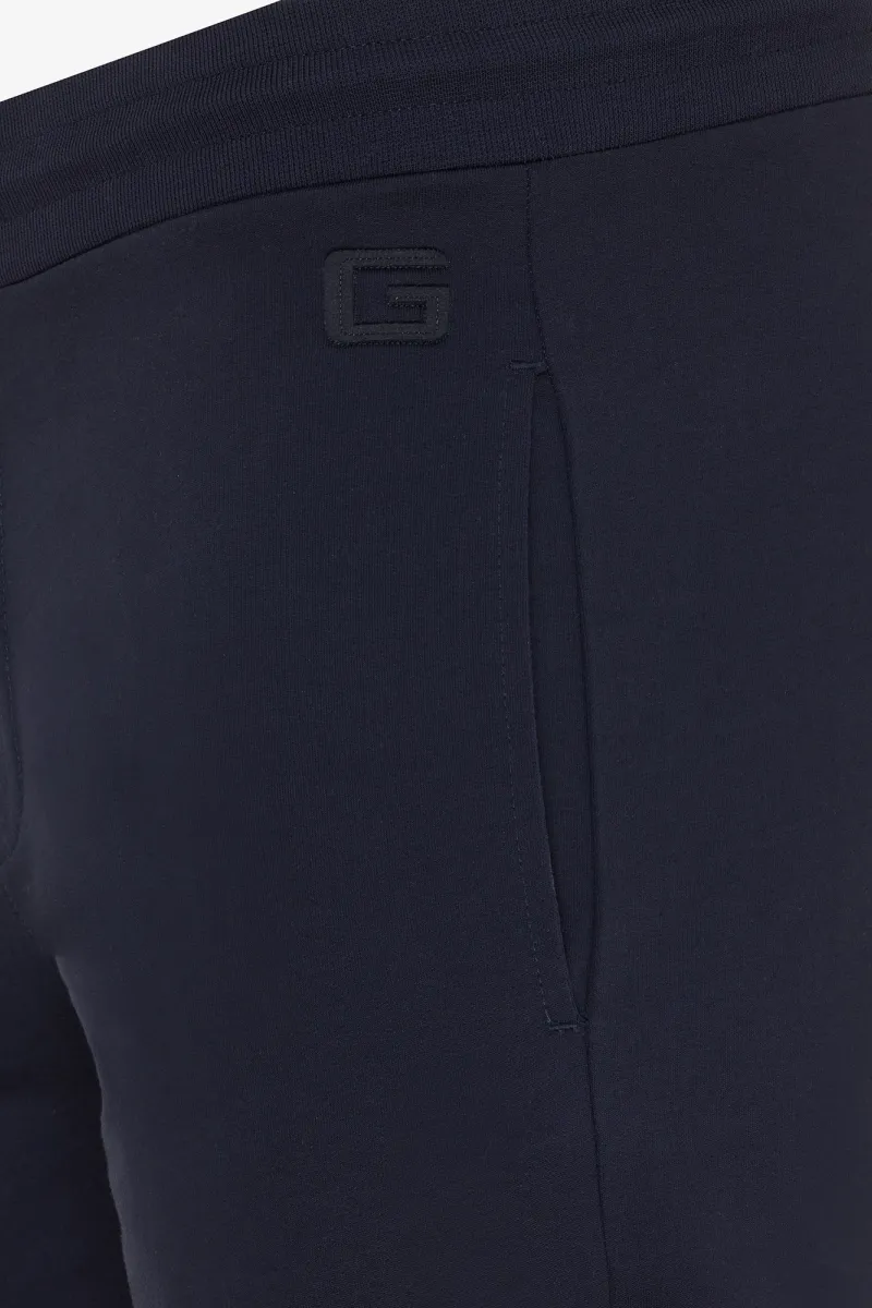 Mercerised Trousers | Donkerblauw
