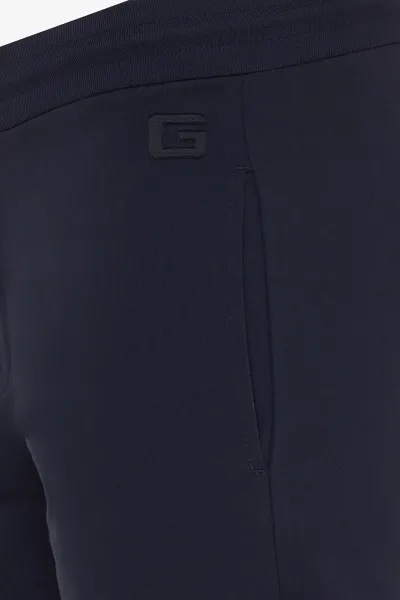 Mercerised Trousers | Donkerblauw