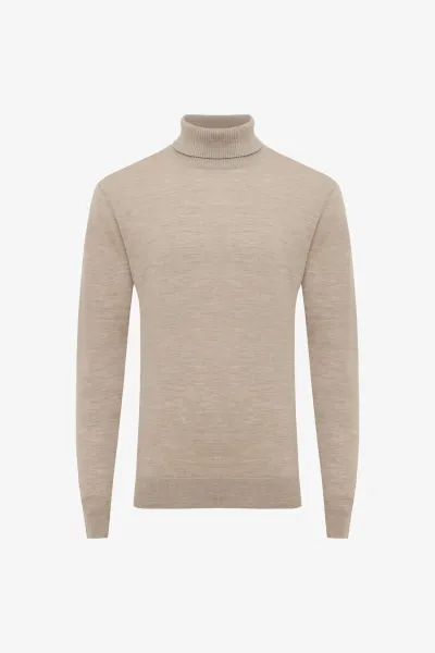 Roll Neck | Beige