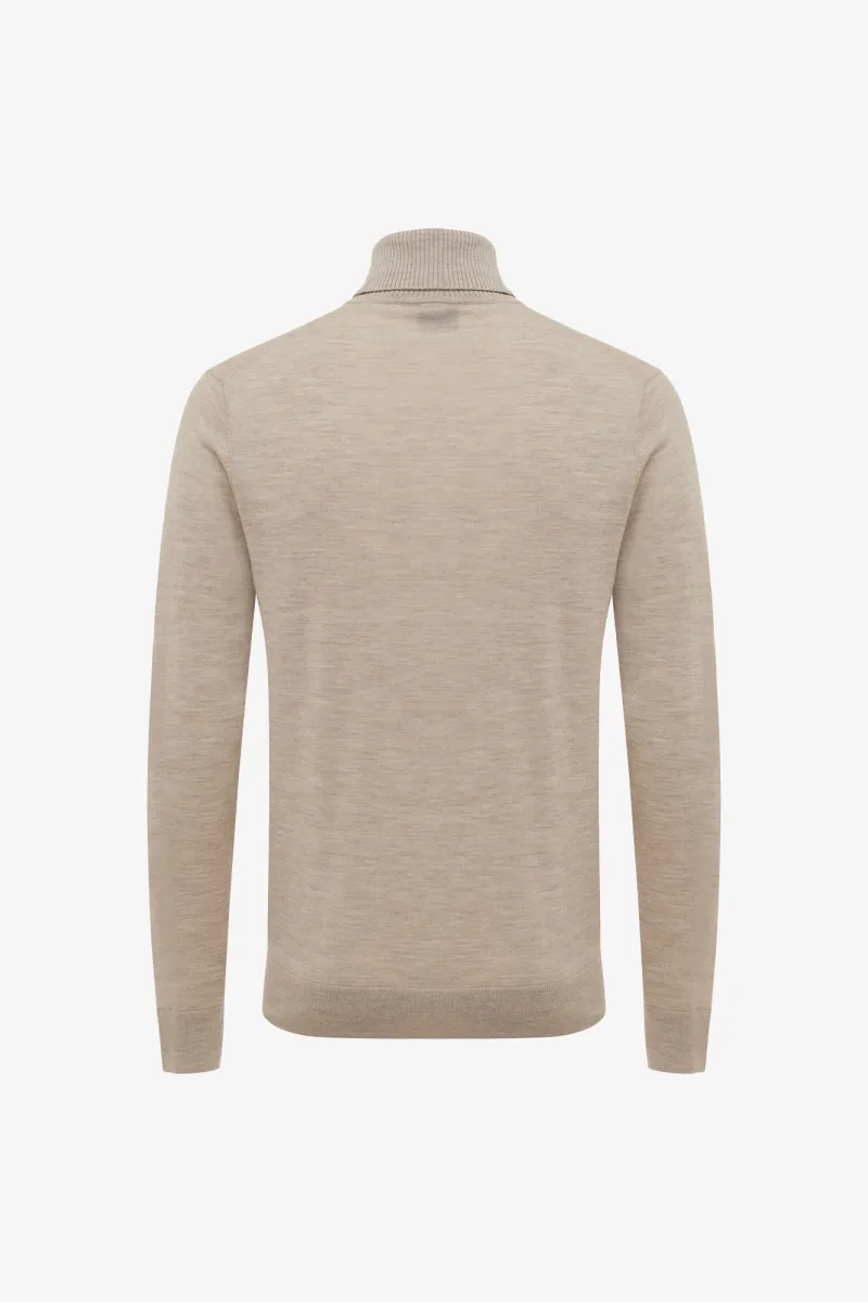 Roll Neck | Beige